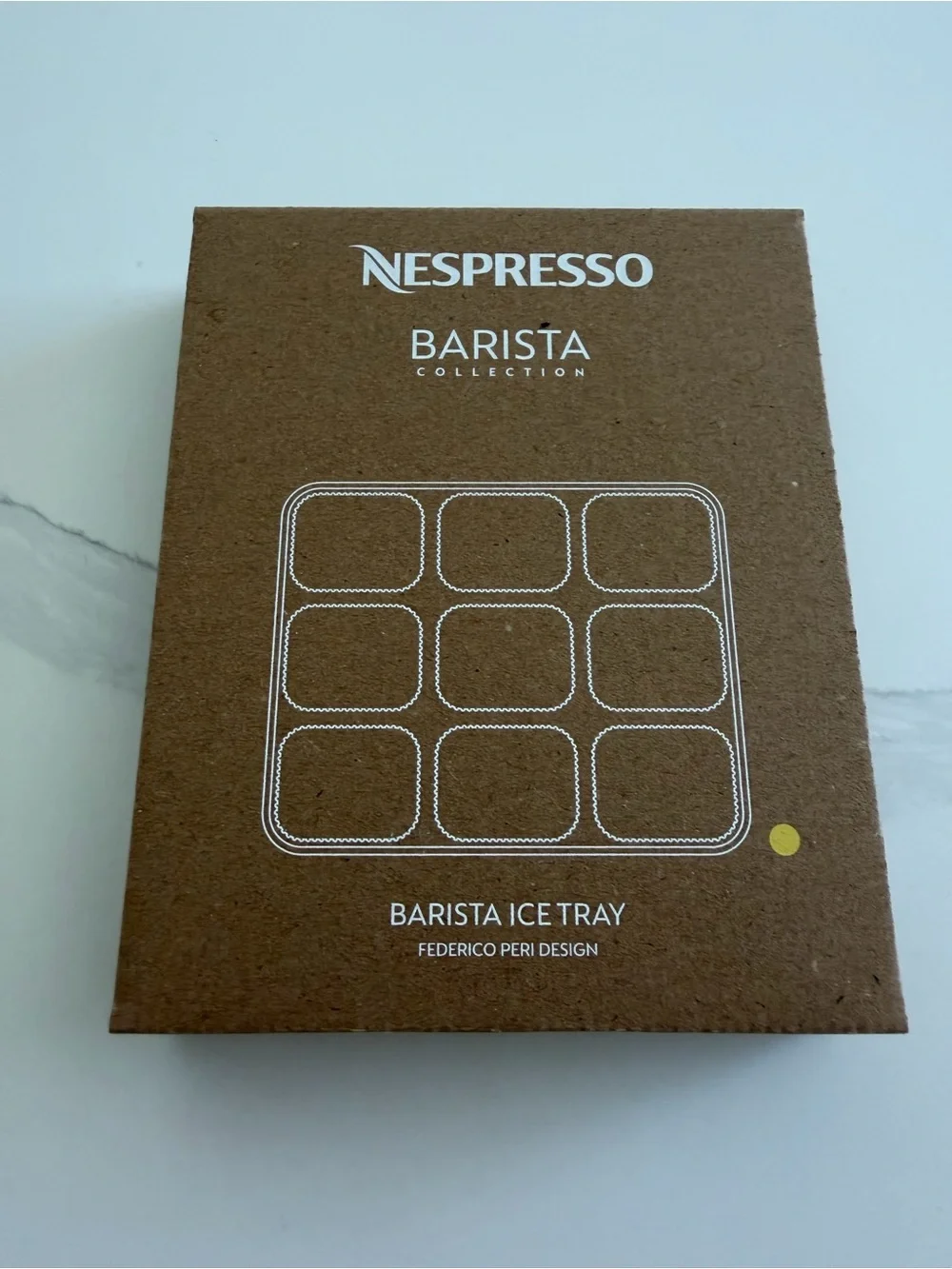 Nespresso Barista Silicone Ice Tray in Bright Yellow and tote bag lavender - Picture 11 of 14